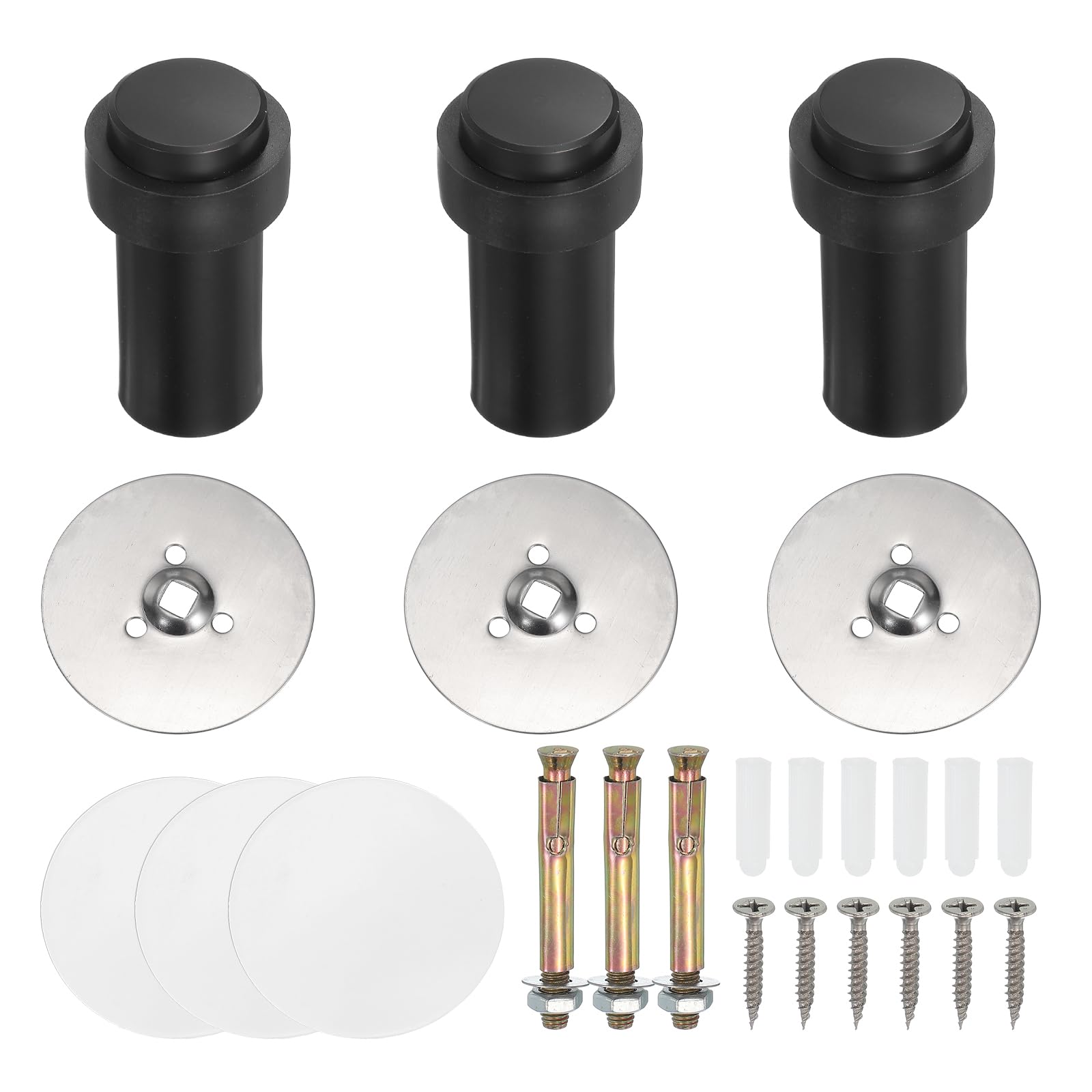 3Set Round Door Stoppers