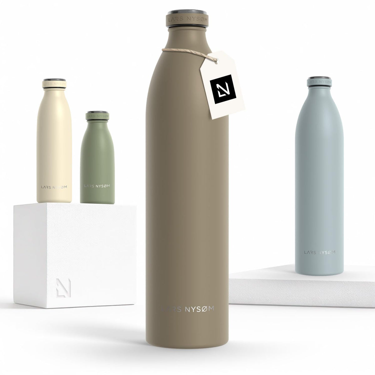 Stainless Steel Insulated XL Water Bottle 12oz 17oz 25oz 34oz 51oz