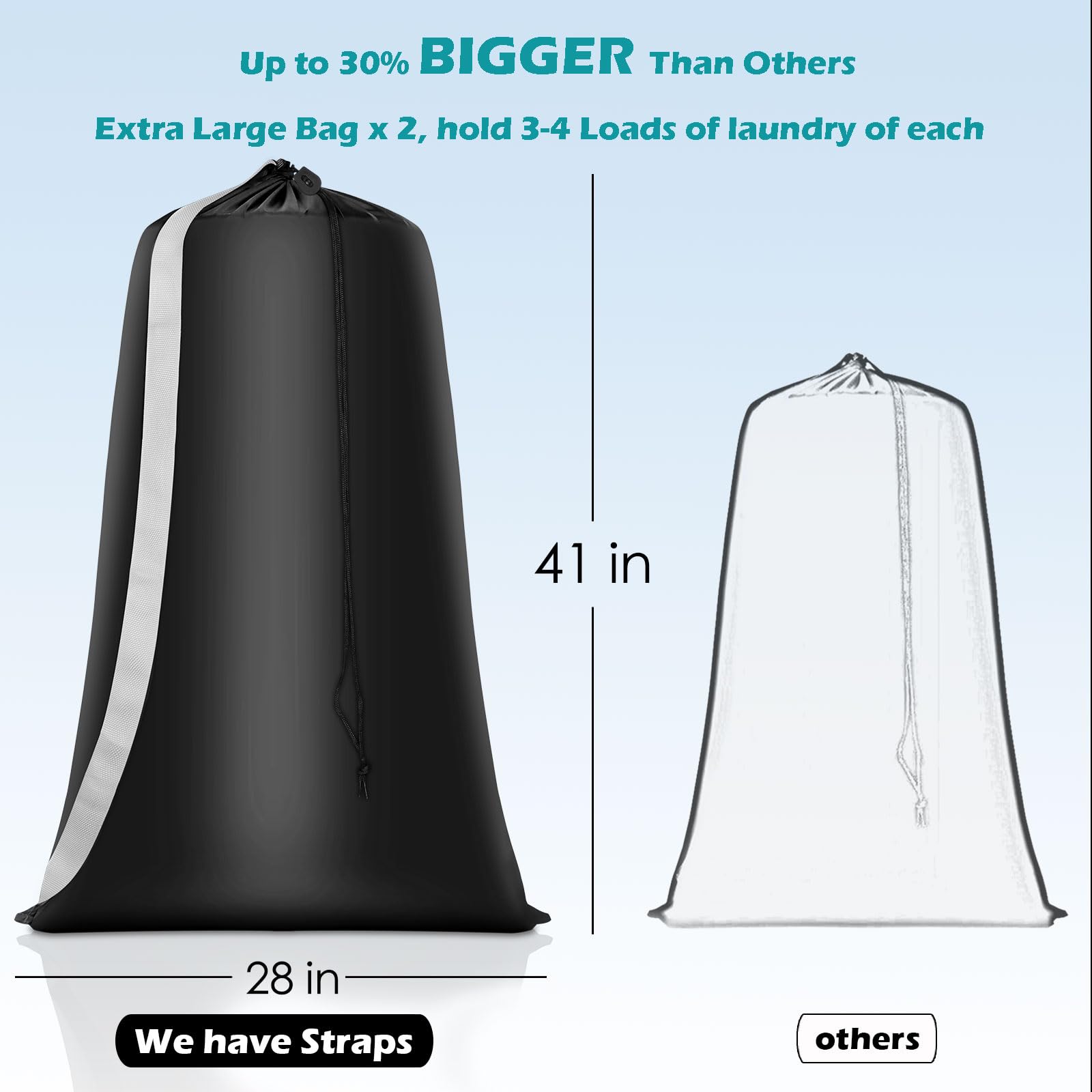 Heavy Duty Laundry Bag (2 Count)