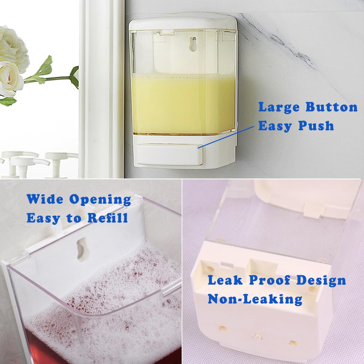 Manual Soap Dispenser Wall Mounted