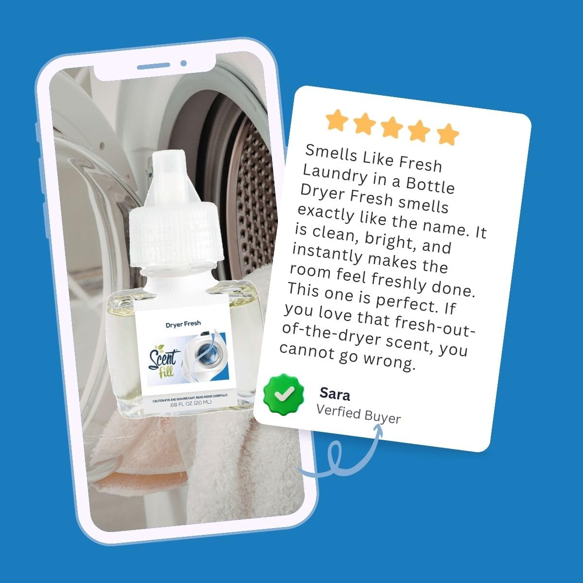 Dryer Fresh Plug in Air Freshener (2.72 Fl Oz)