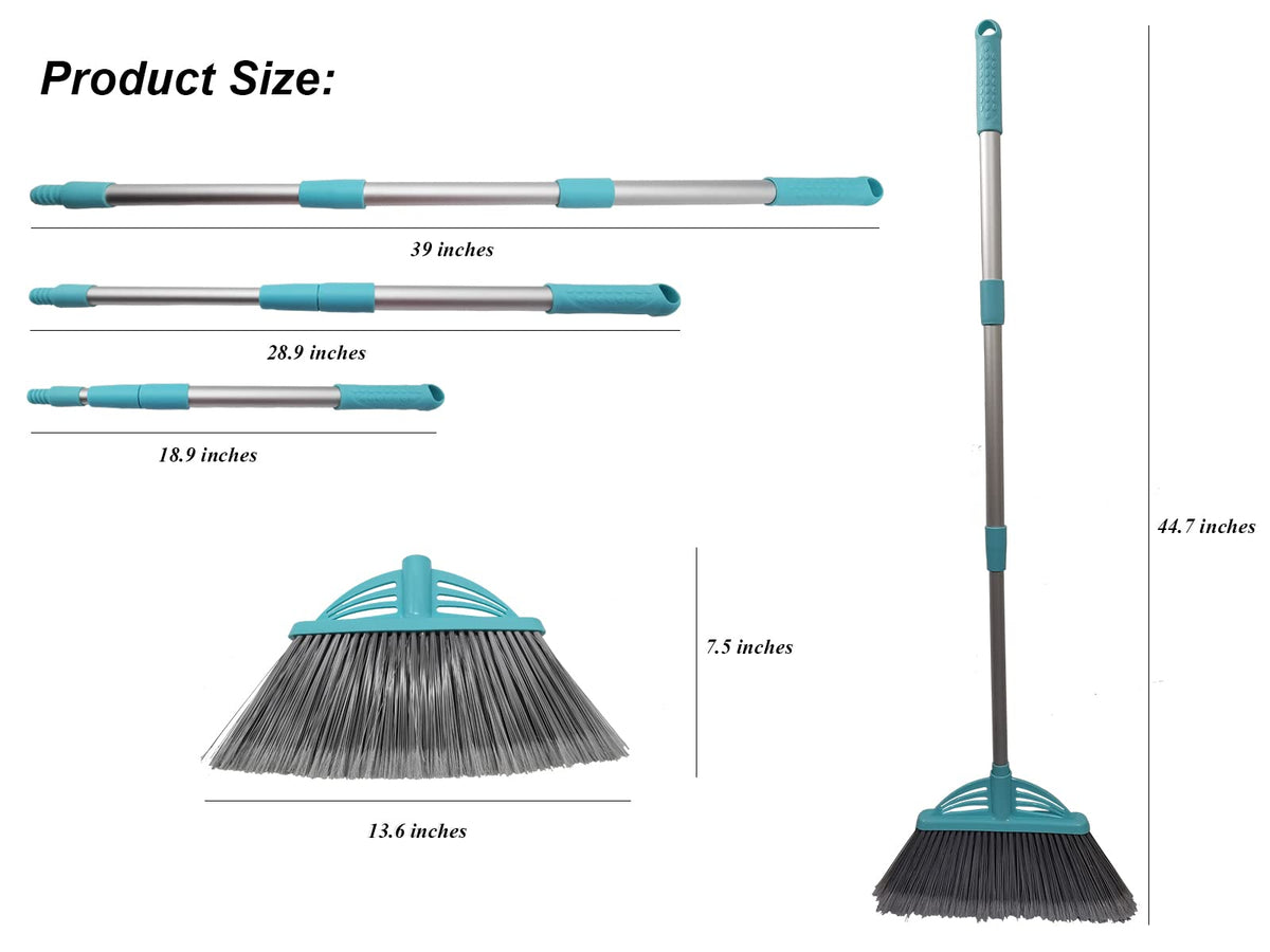 Three Section Telescopic Aluminum Alloy Rod Long (2 Count)
