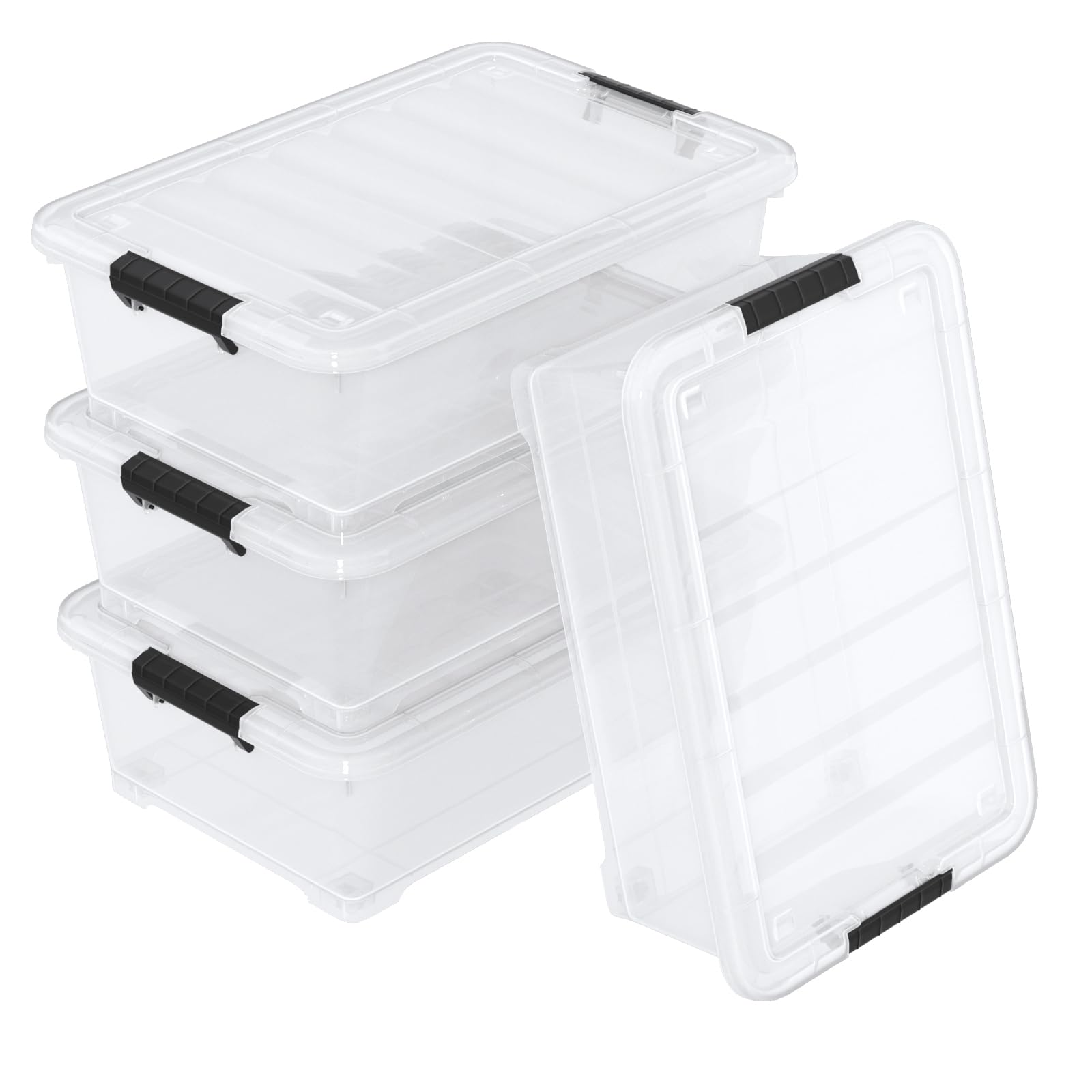 Under Bed Storage Containers with Lid (4 Count)