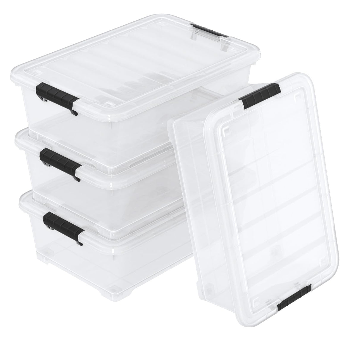 Under Bed Storage Containers with Lid (4 Count)