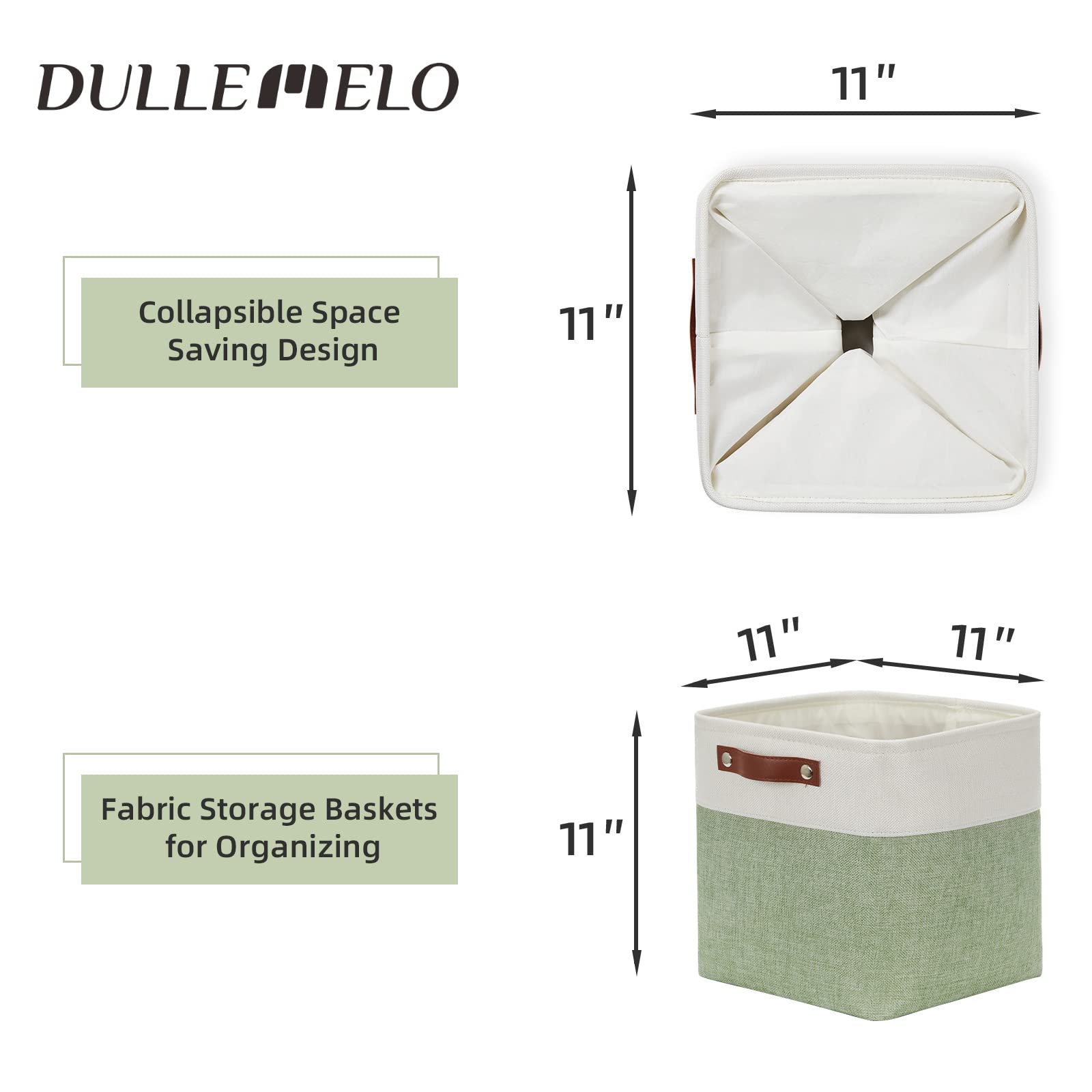 Storage Baskets for Organizing (4 Count)