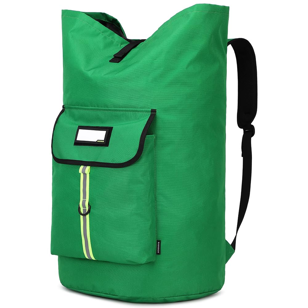 Extra Large Heavy Duty Laundry Bag Backpack (60 Count)