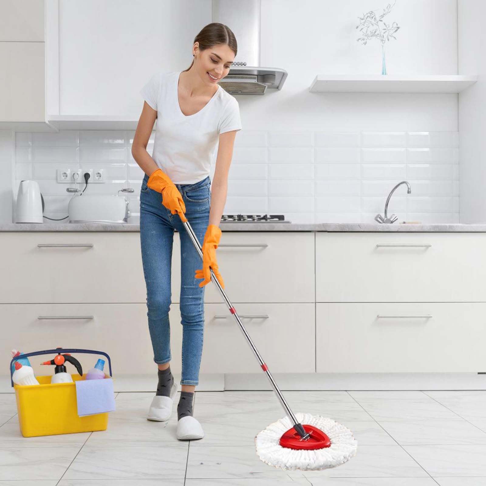 Spin Mop Replacement Handle (2 Count)