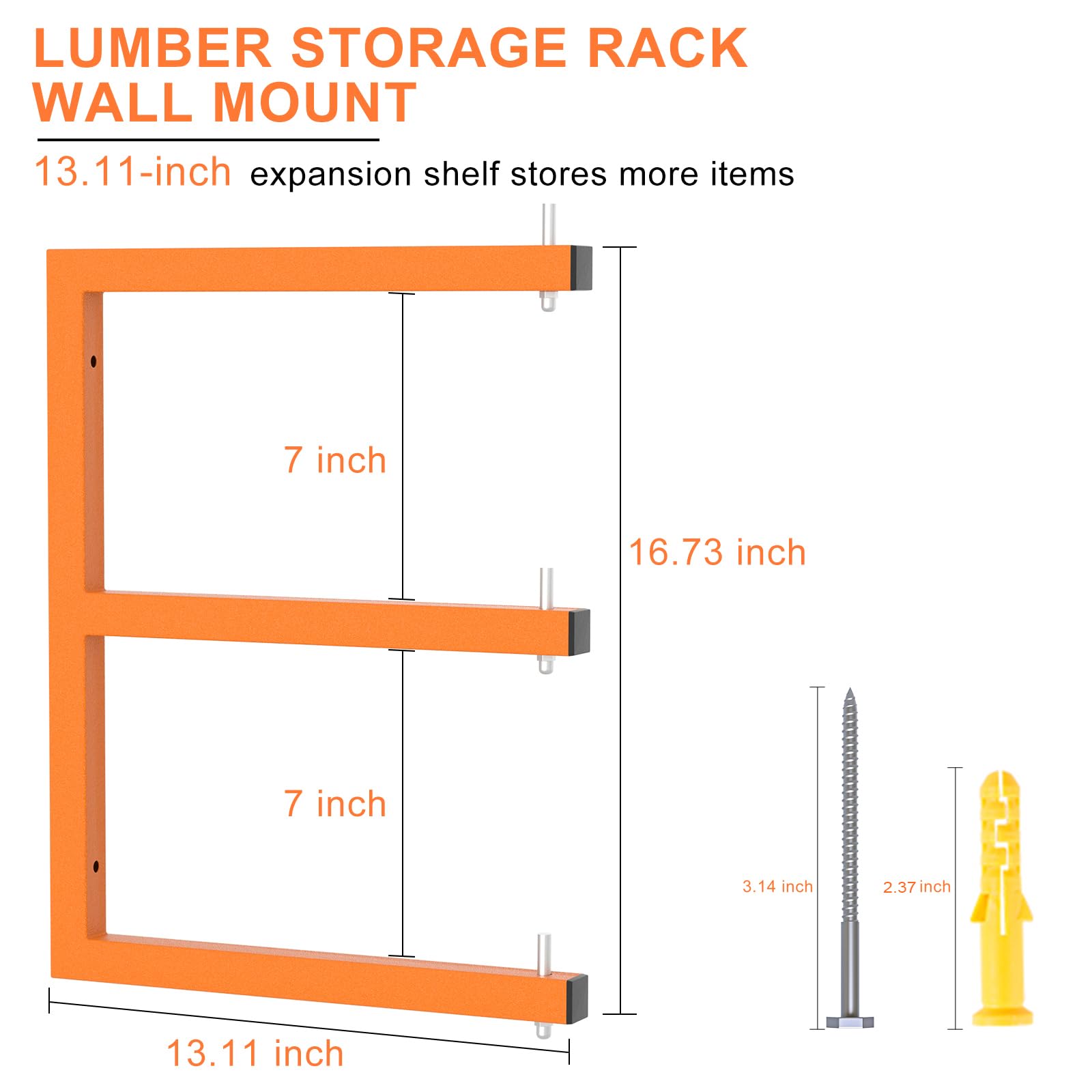 6 PACK Lumber Rack Wall (6 Count)