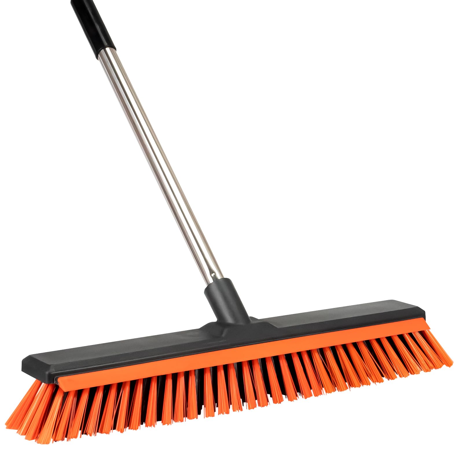 18" Push Broom Outdoor with Rubber Squeegee