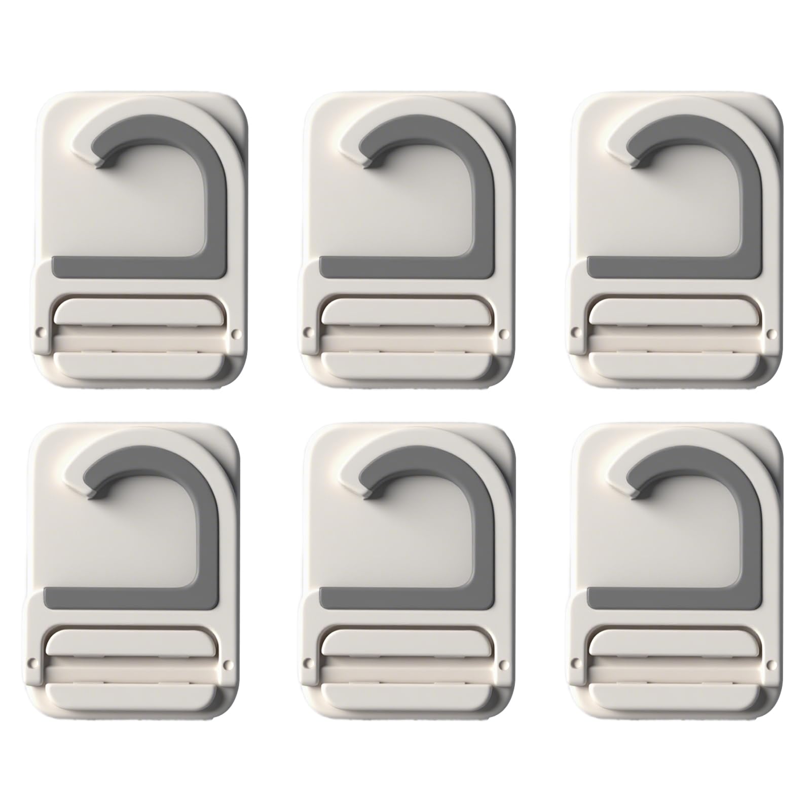 6Pack Broom Holder Wall Mount (6 Count)