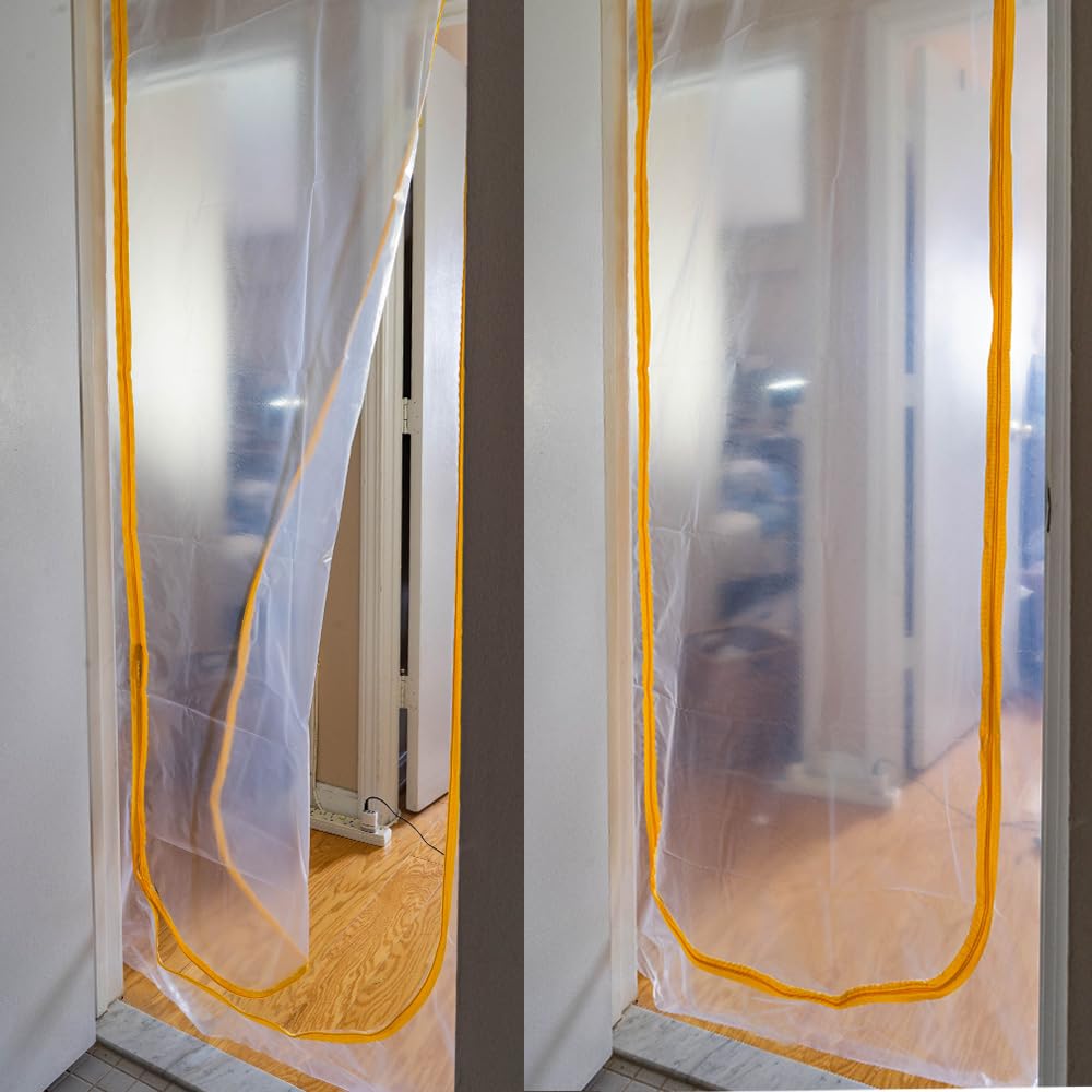 Zipper Door Dust Barrier with U
