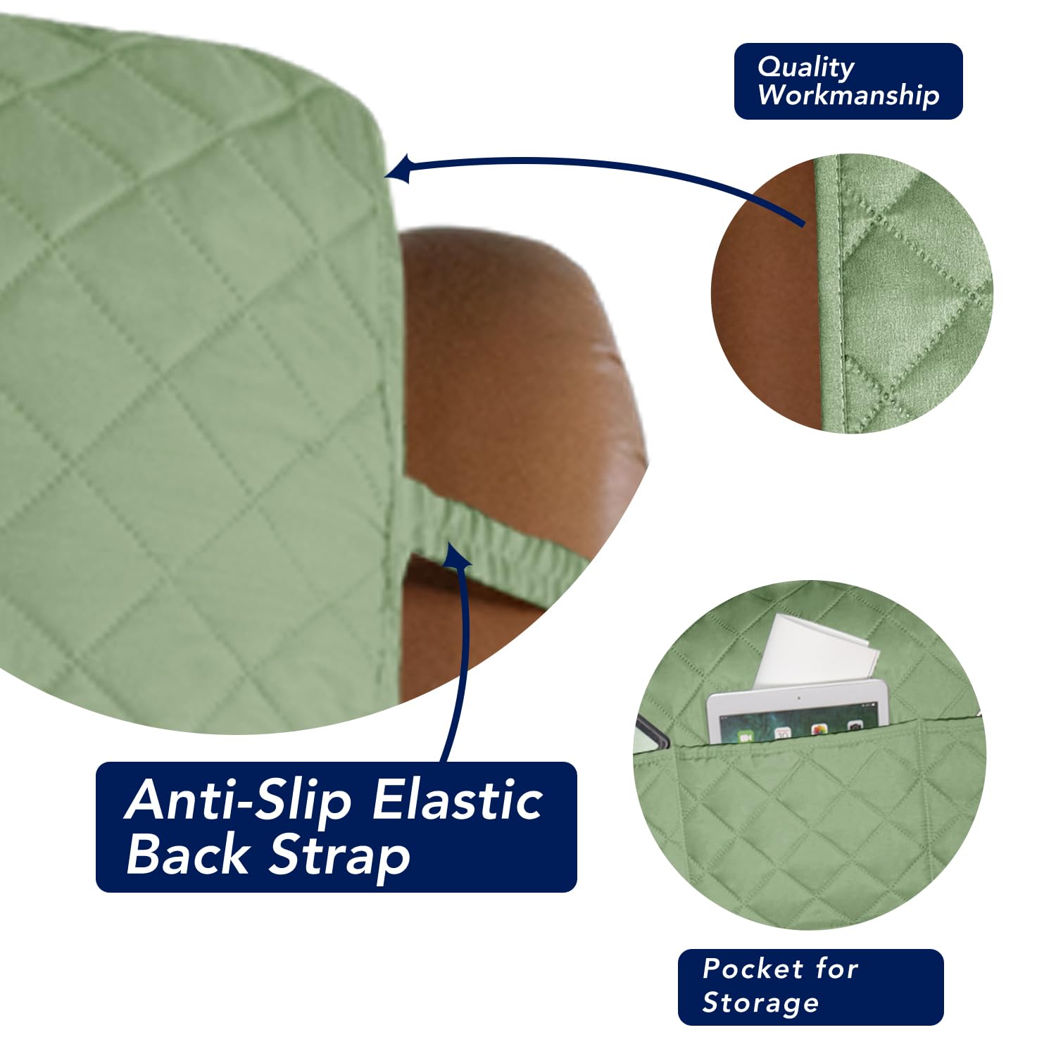 Reversible Recliner Chair Covers Couch Covers for Dogs