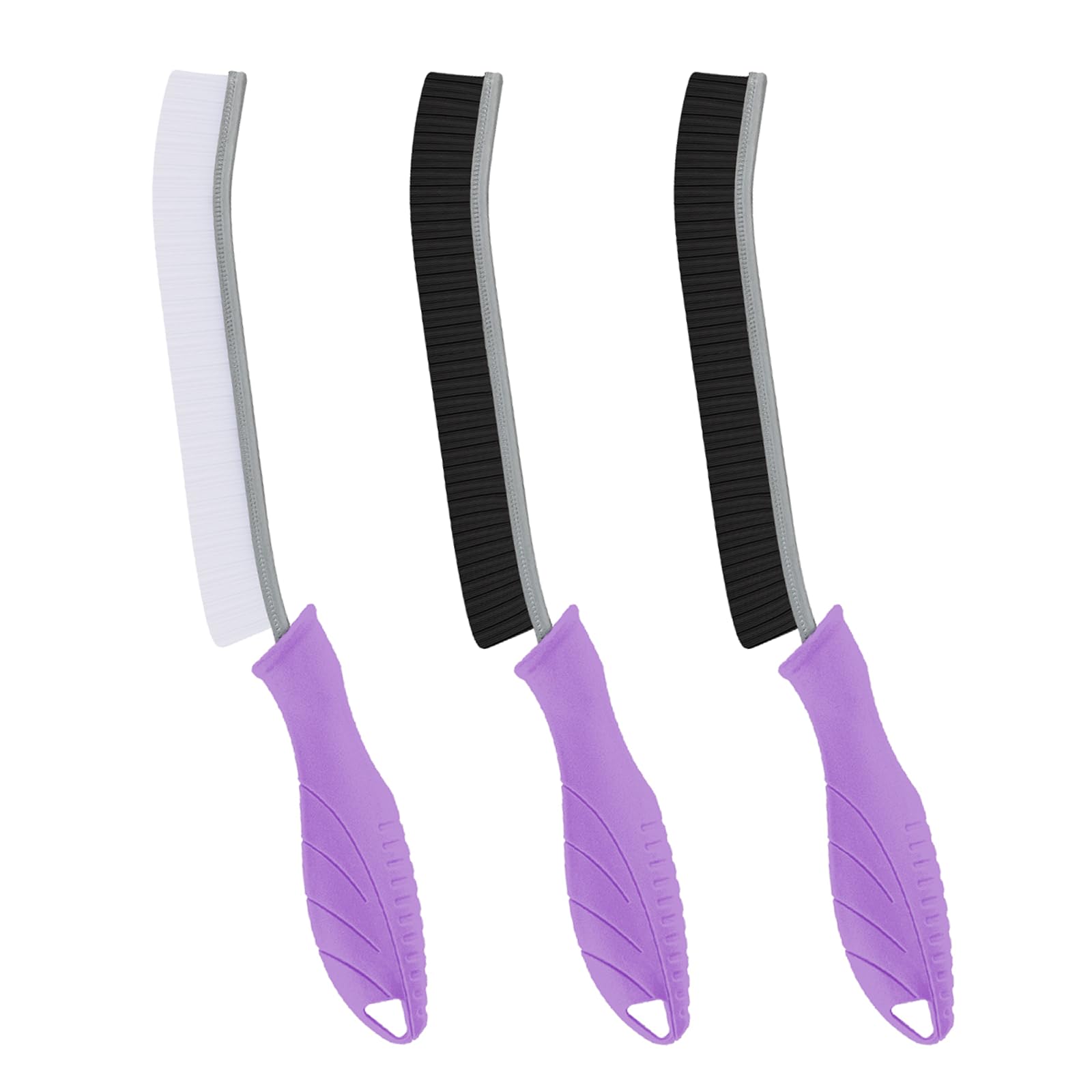 3Pcs Hard Bristle Crevice Cleaning Brush (3 Count)