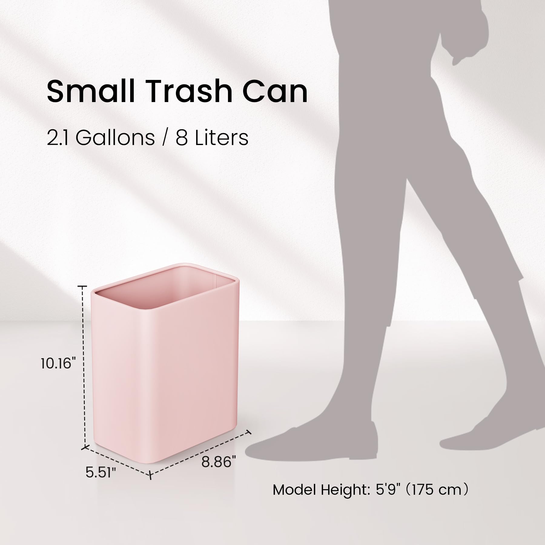 Small Bathroom Trash Can