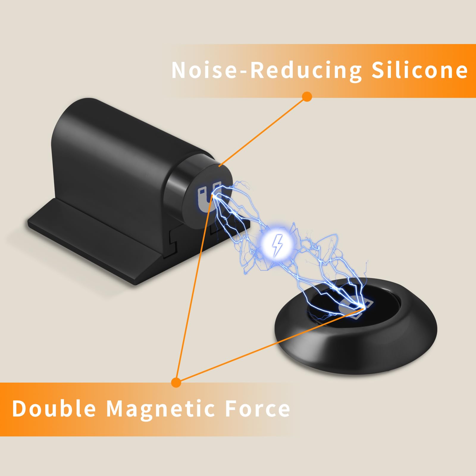 Magnetic Door Stoppers for Bottom of Door