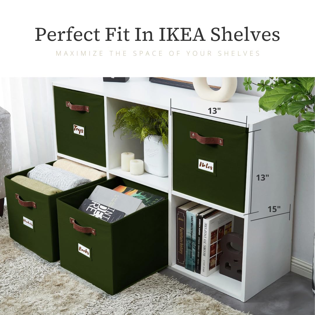 Storage Bins Storage Baskets for Shelves (4 Count)