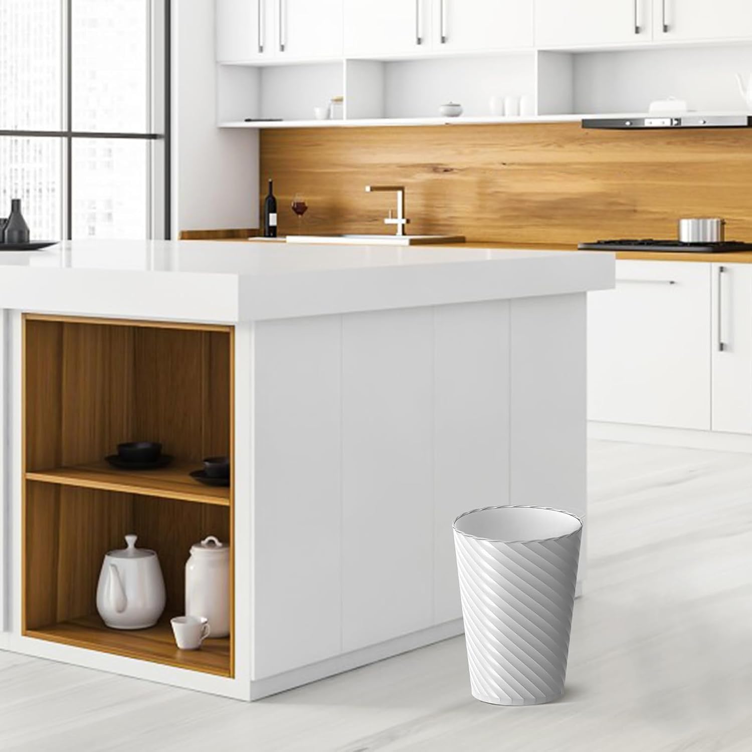 Bathroom Trash Can 3 Pack (3 Count)