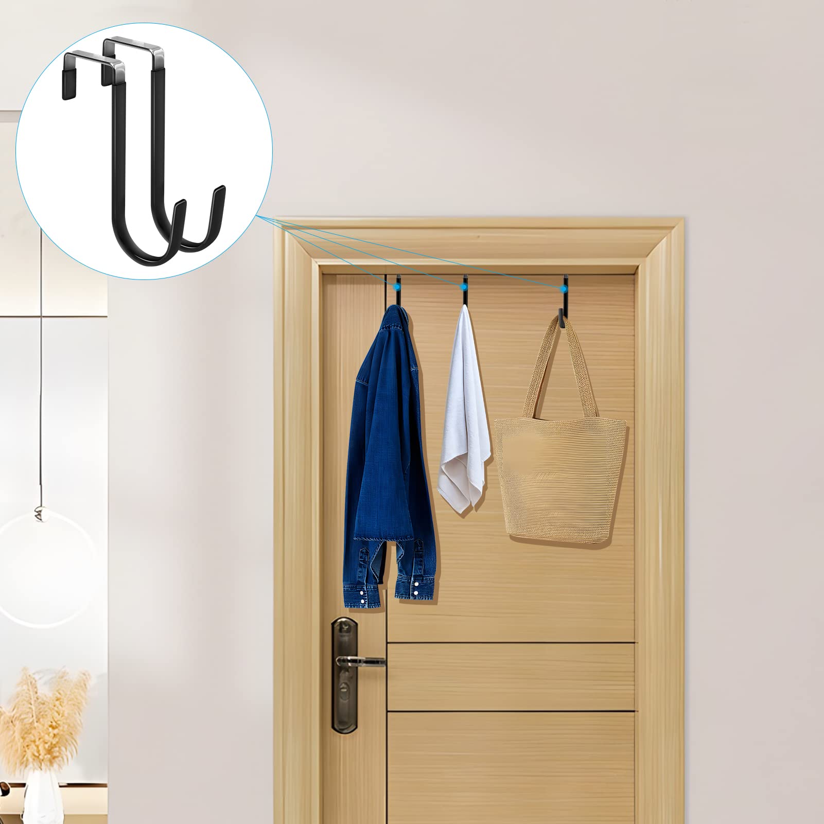 Over the Door Hooks (10 Count)