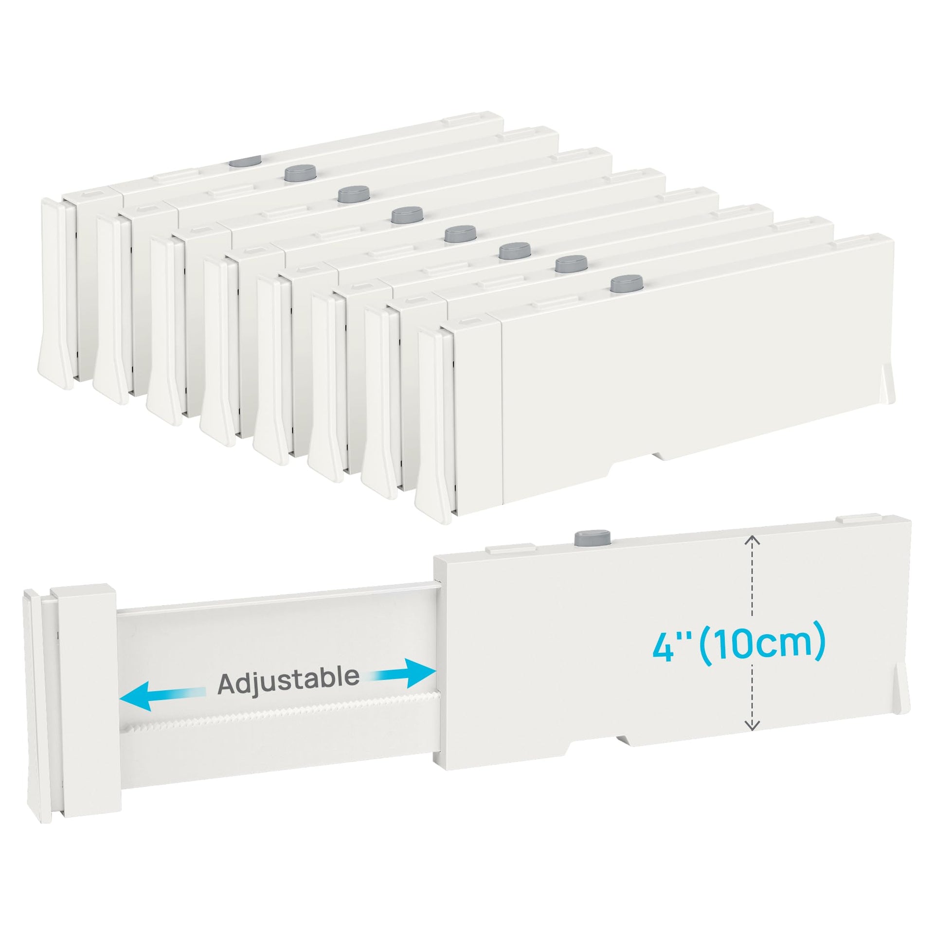 Drawer Dividers for Clothes 8 Pack (8 Count)