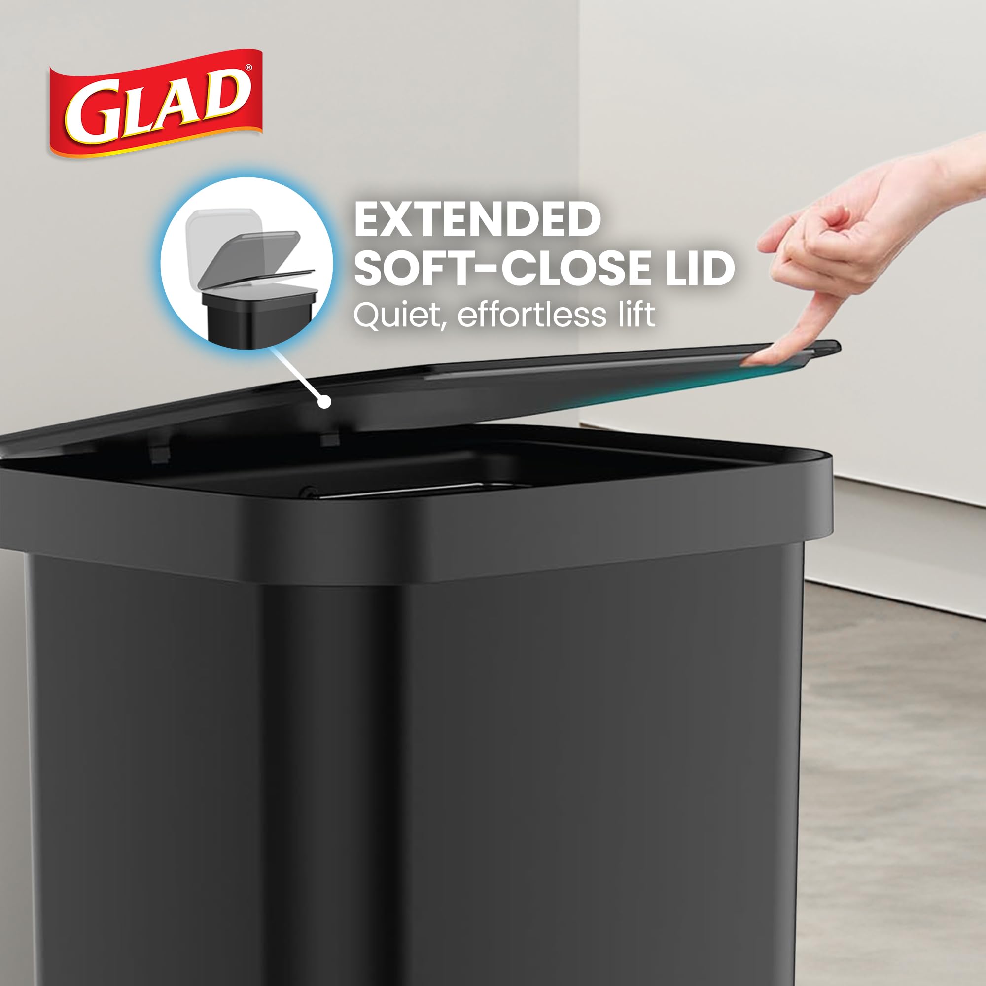 All Stainless Steel Trash Can