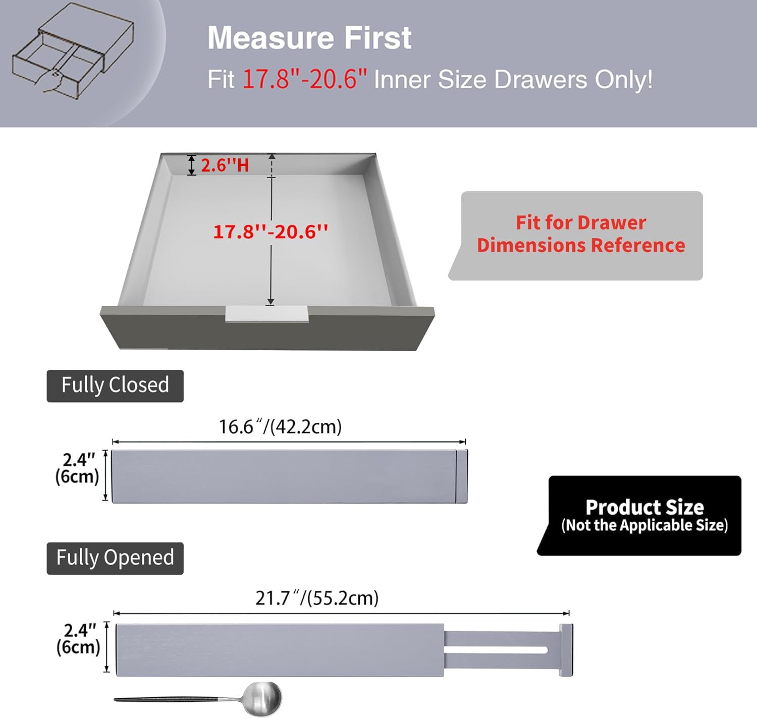 Kitchen Drawer Dividers Large
