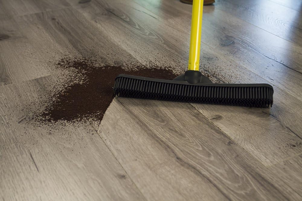 Pet Hair Removal Rubber Broom