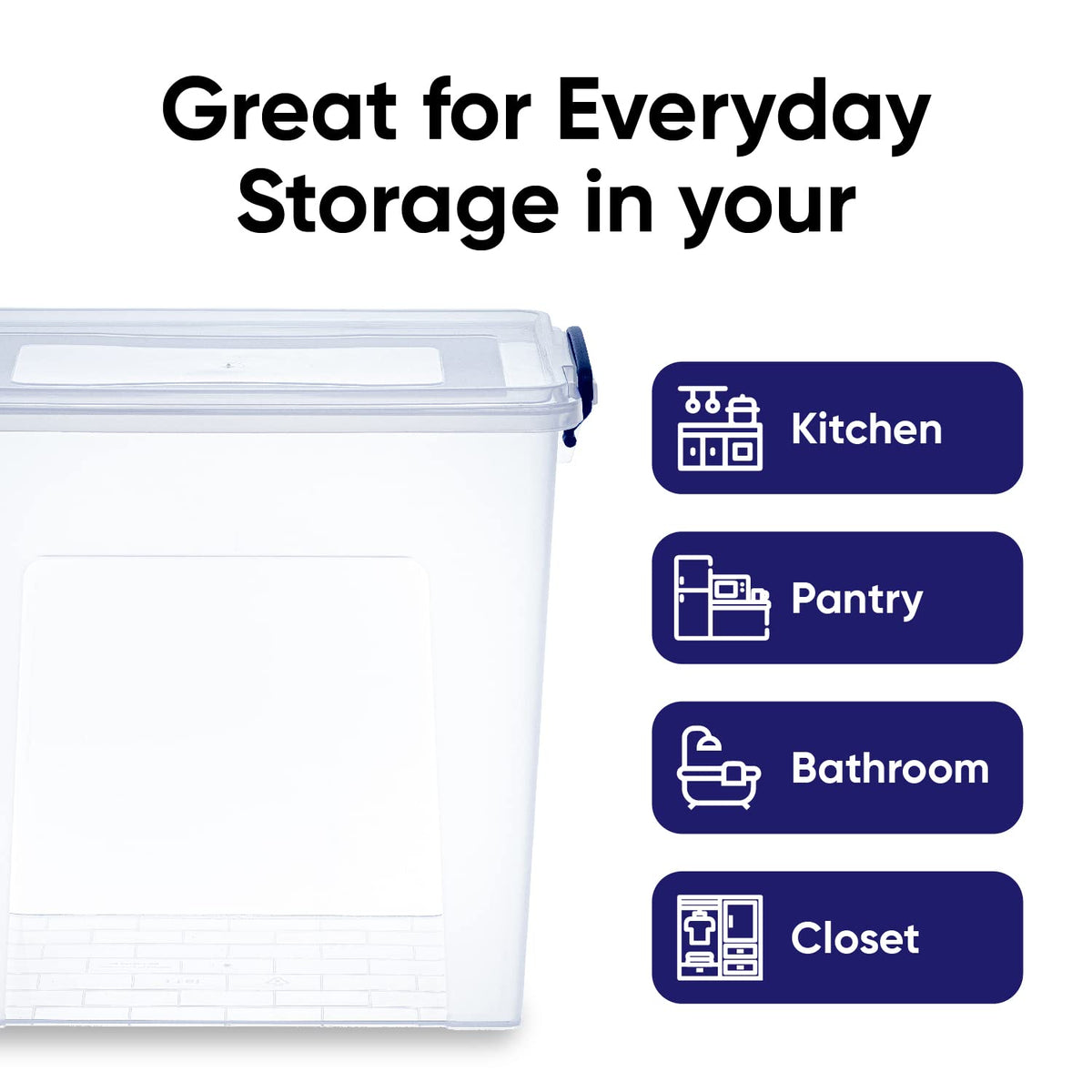 Storage Bins with Lids