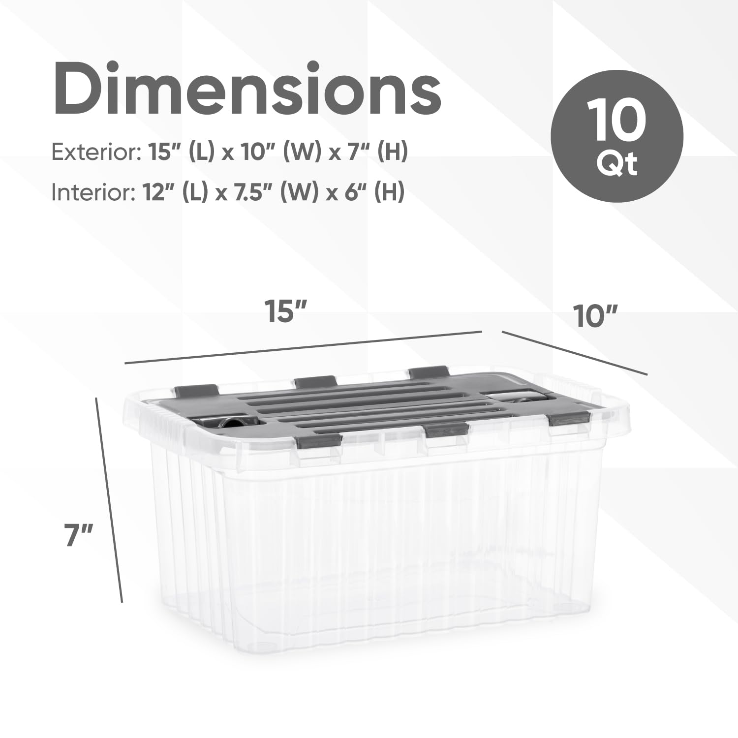 Storage Bins with Lids