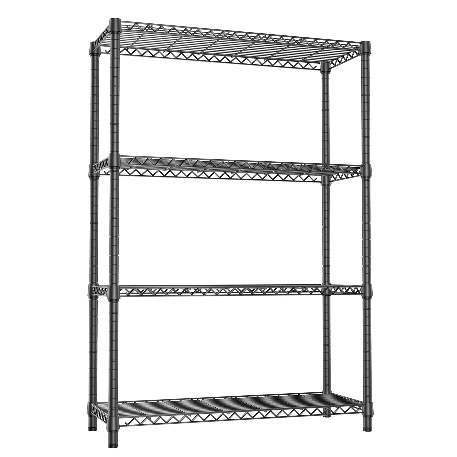 4 Tier 1000 LBS Metal Garage Storage Rack Shelf for Kitchen