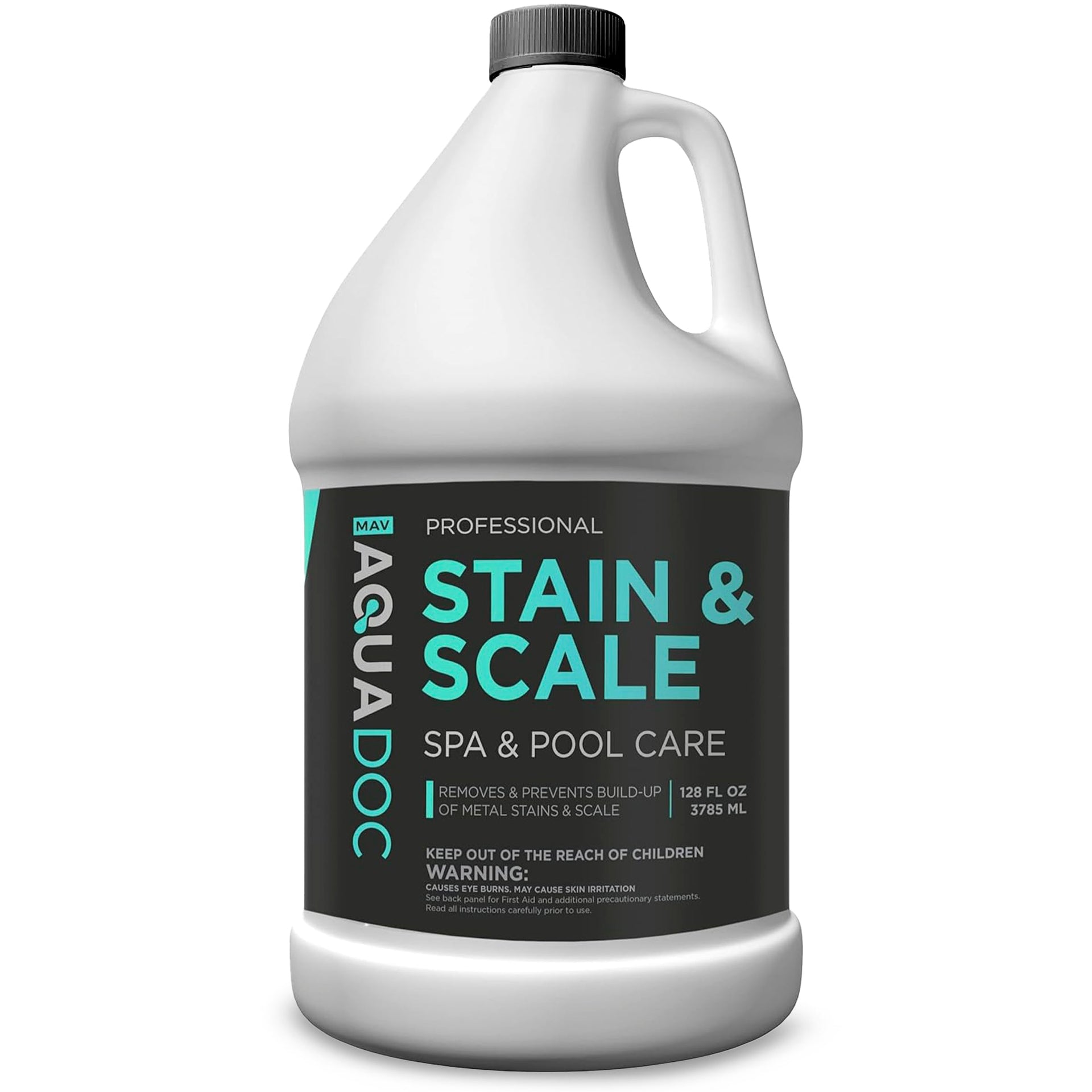 AquaDoc Pool & Spa Stain and Scale Remover for Hot Tubs (128 Fl Oz)