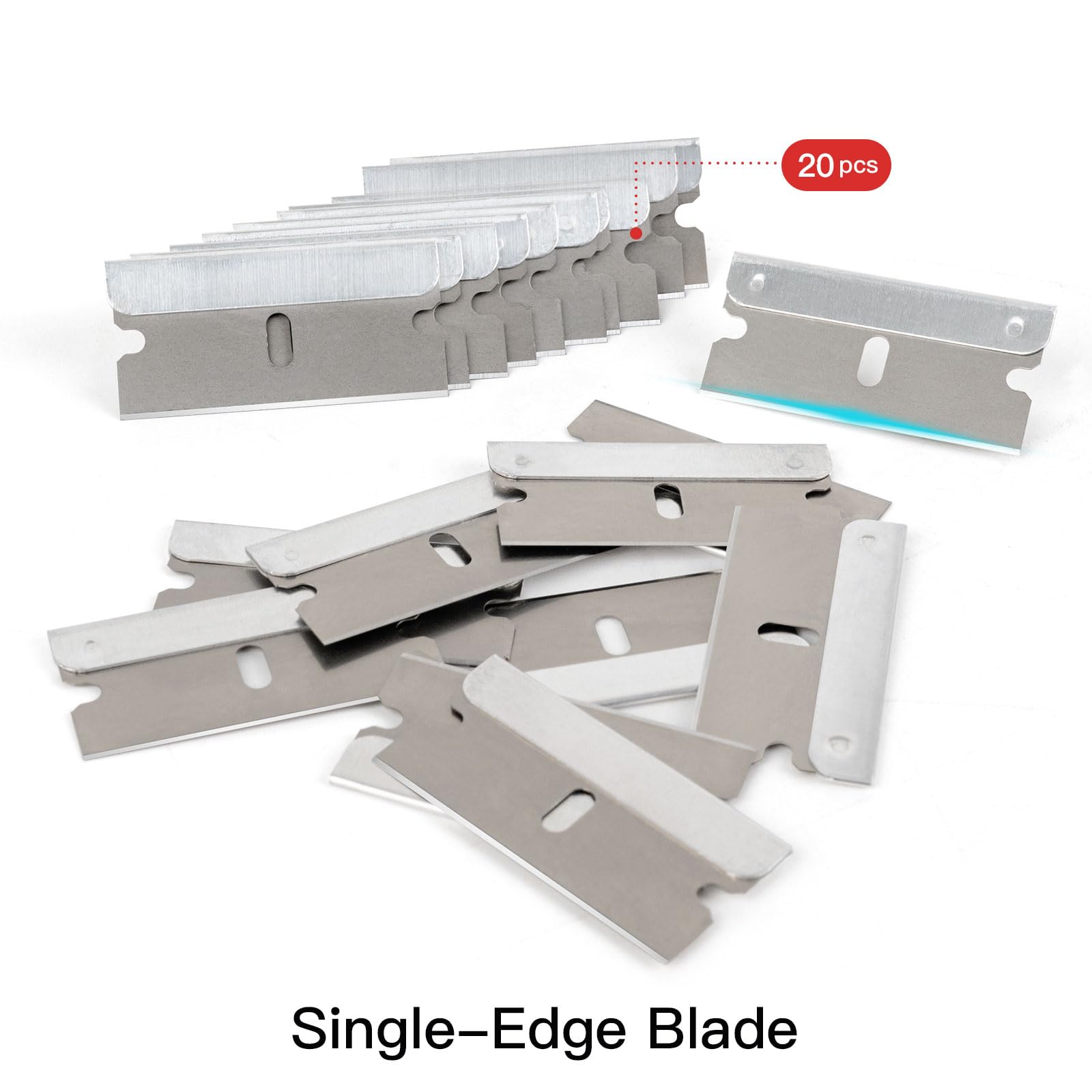 Long Handle Scraper Tool Kit 2 Pcs Razor Blade Scraper 20 Blades