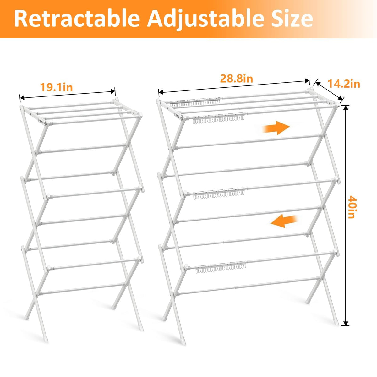 3 Tier Clothes Drying Rack