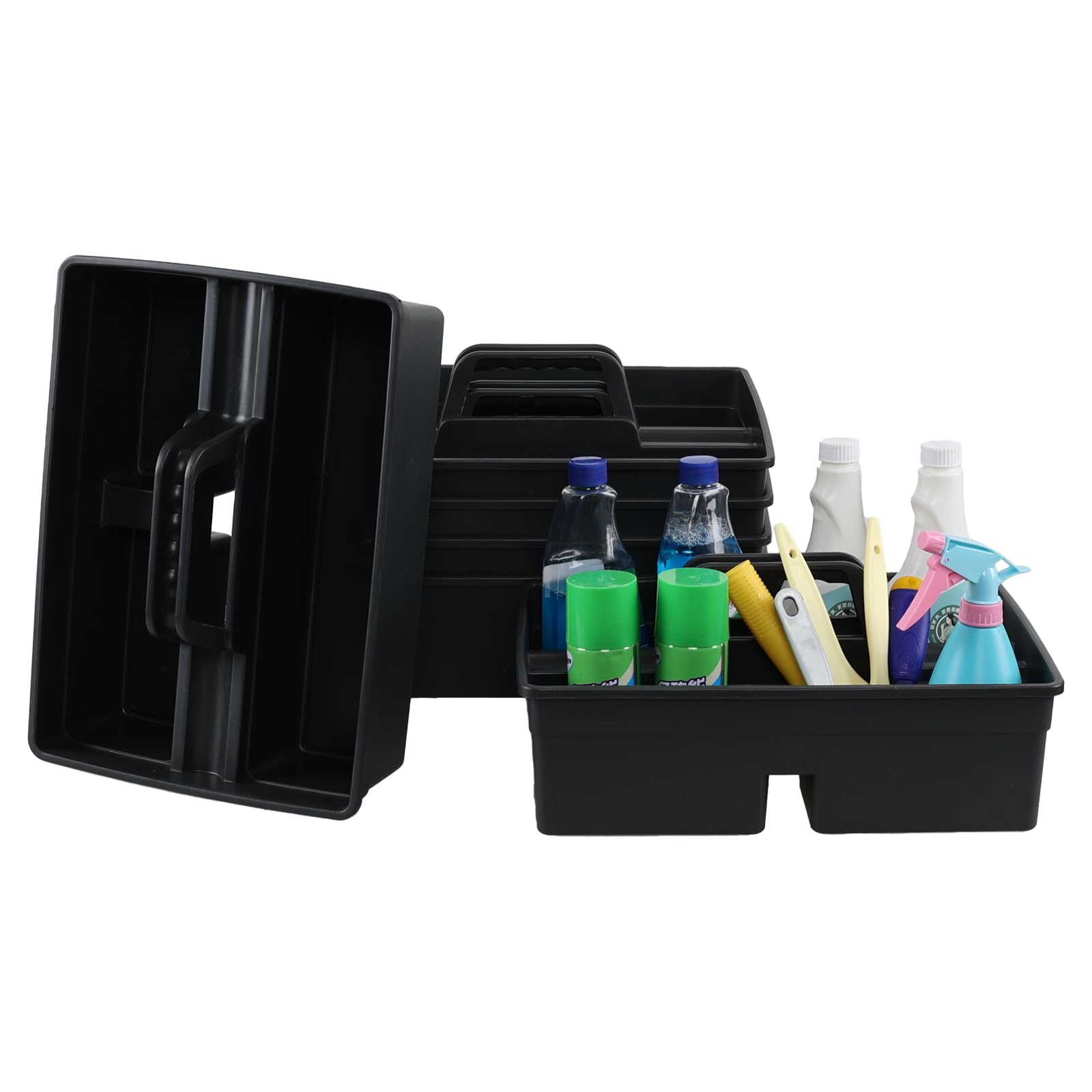 6 Packs Cleaning Tool Caddy with Handle (6 Count)