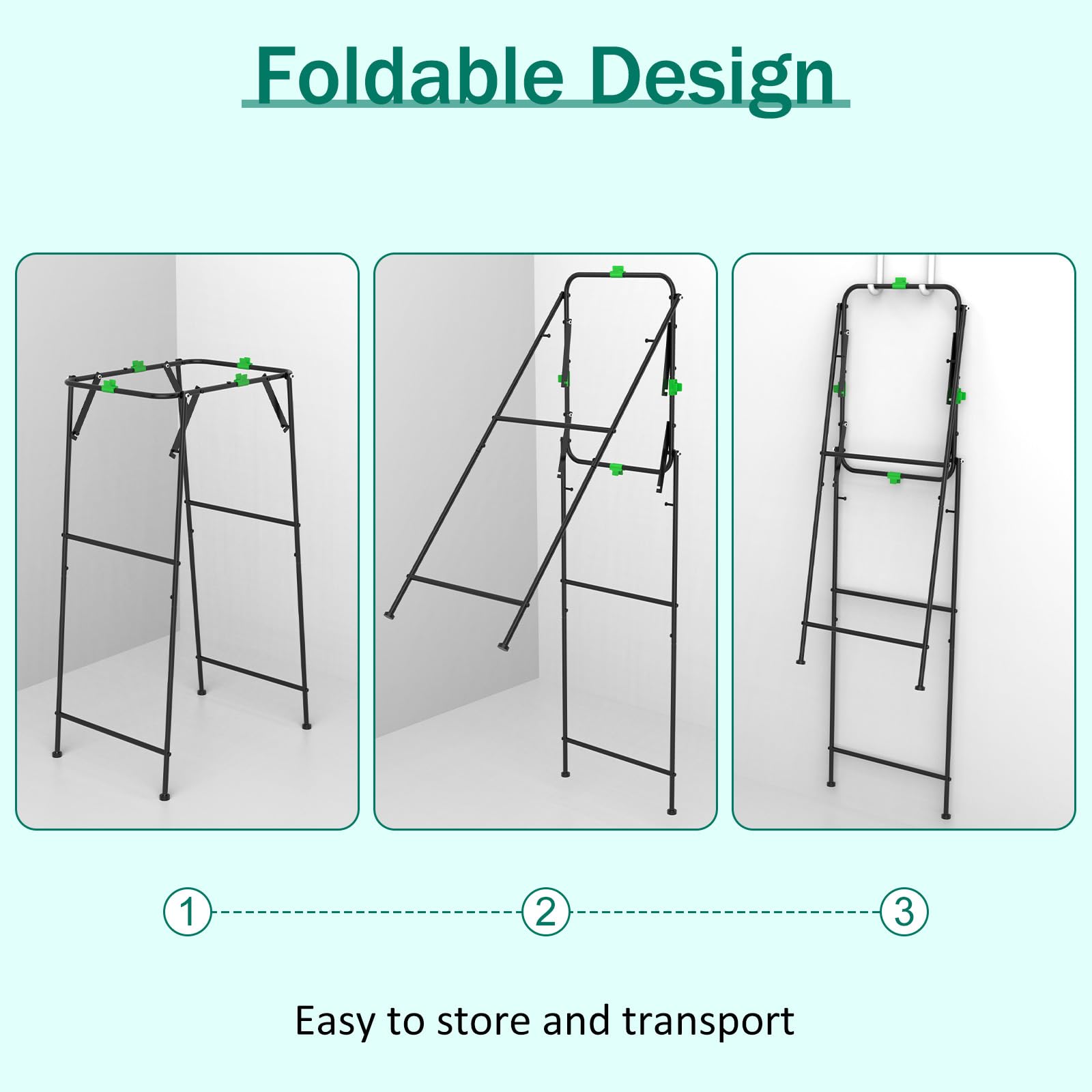 Foldable Trash Bag Holder Stand