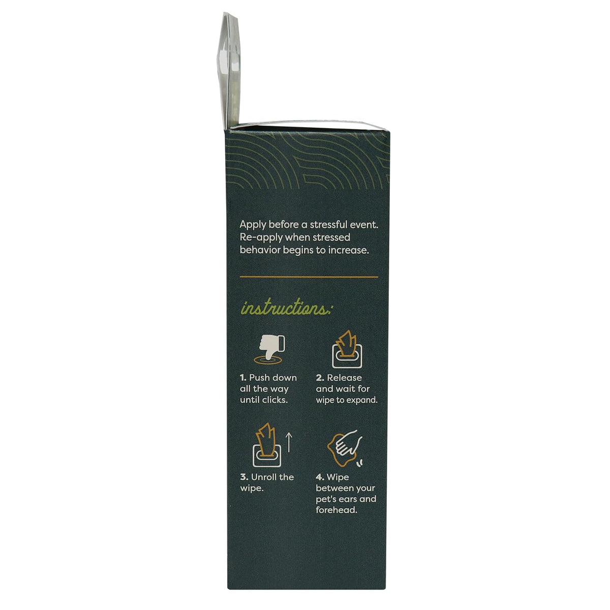 Calming Wipes with Pheromones for Cats and Dogs