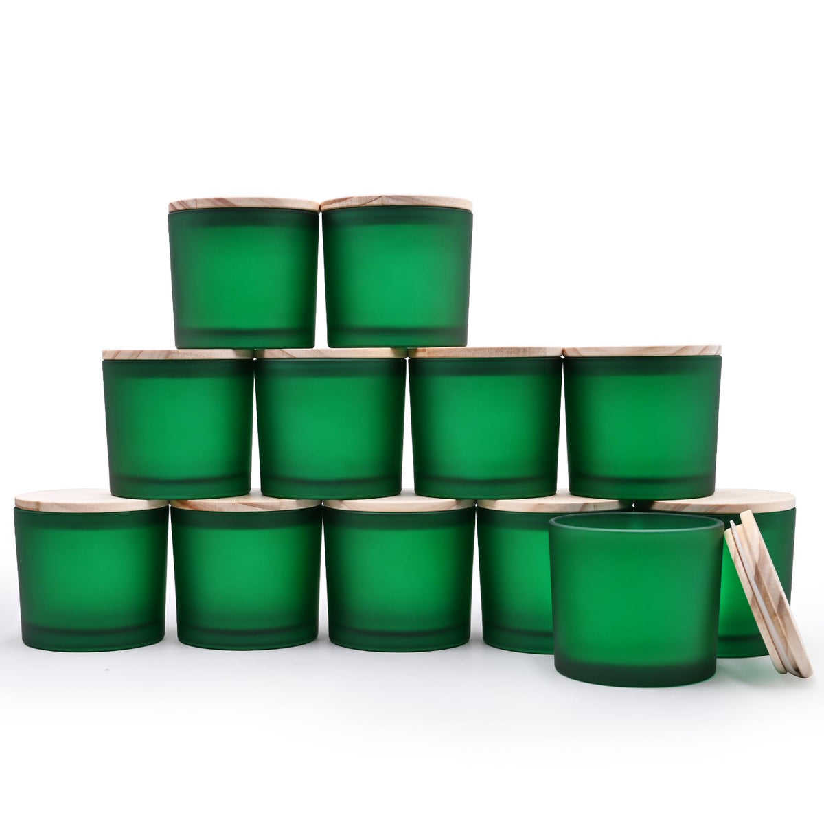 12 OZ Thick Candle Jars for Making Candles 12 Pcs (12 Count)