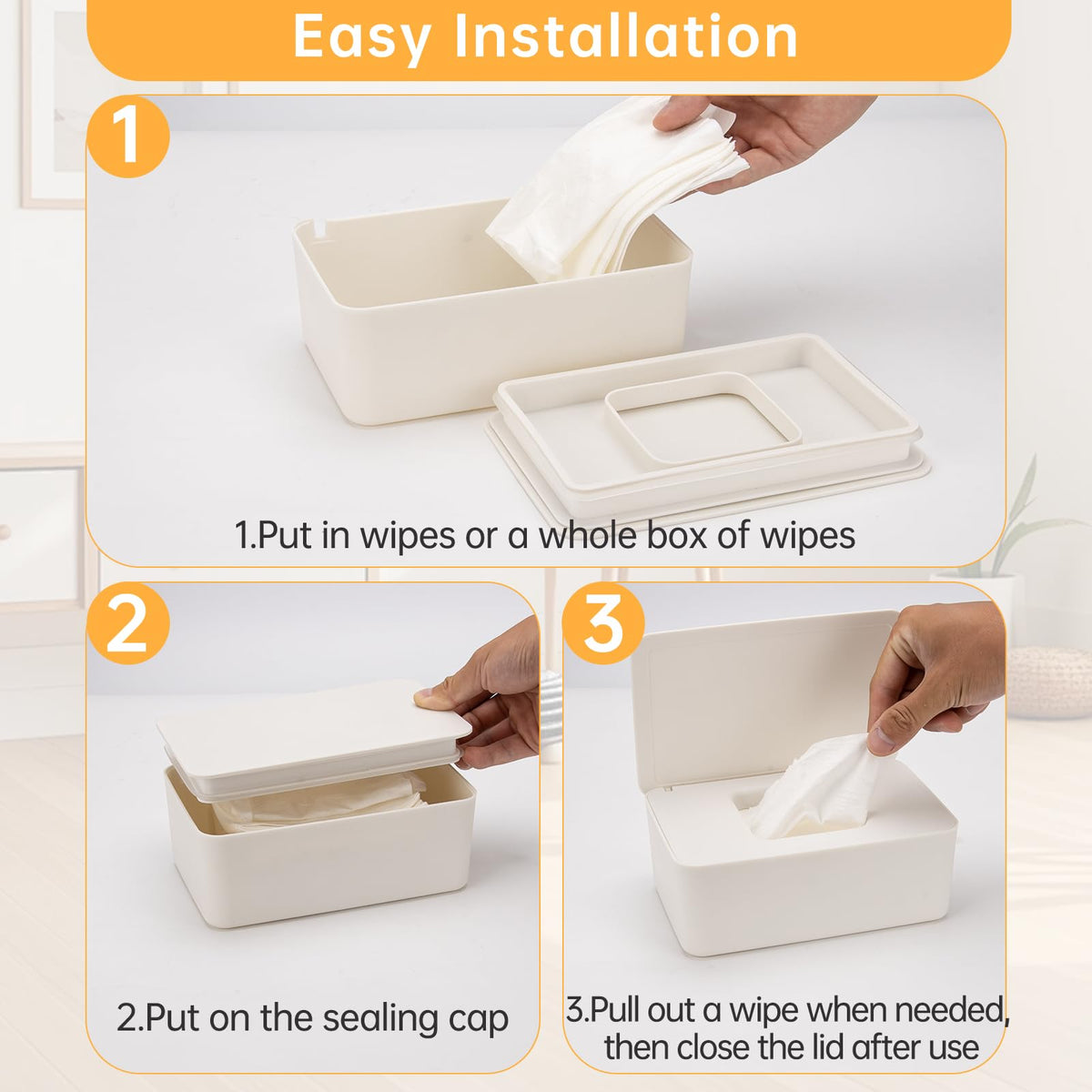 Wipes Dispenser Compatible with Cottonelle Wet Wipes Refill Pack