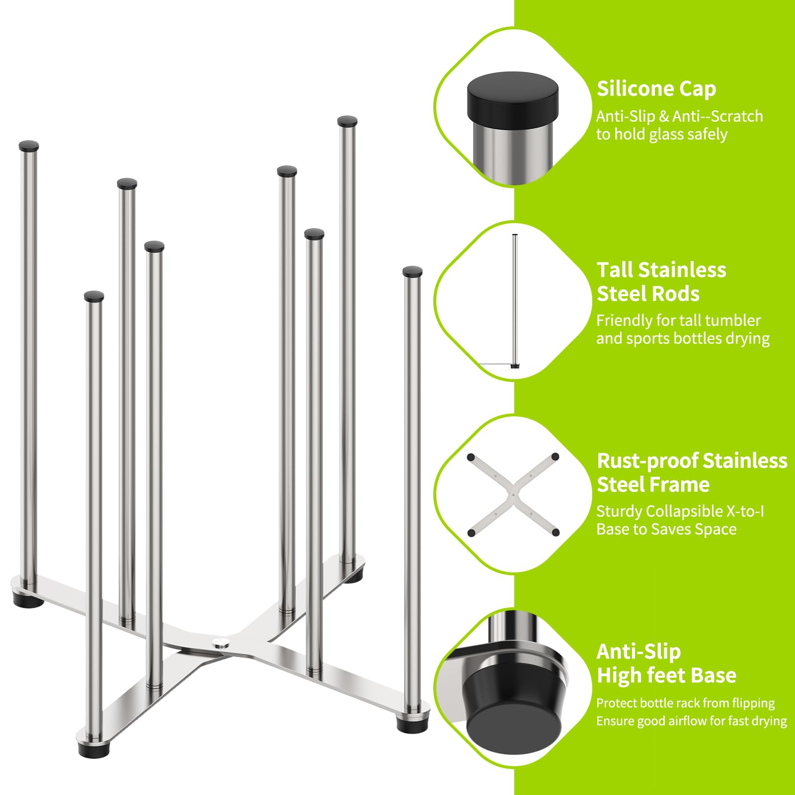 Reusable Bag & Bottle Drying Rack