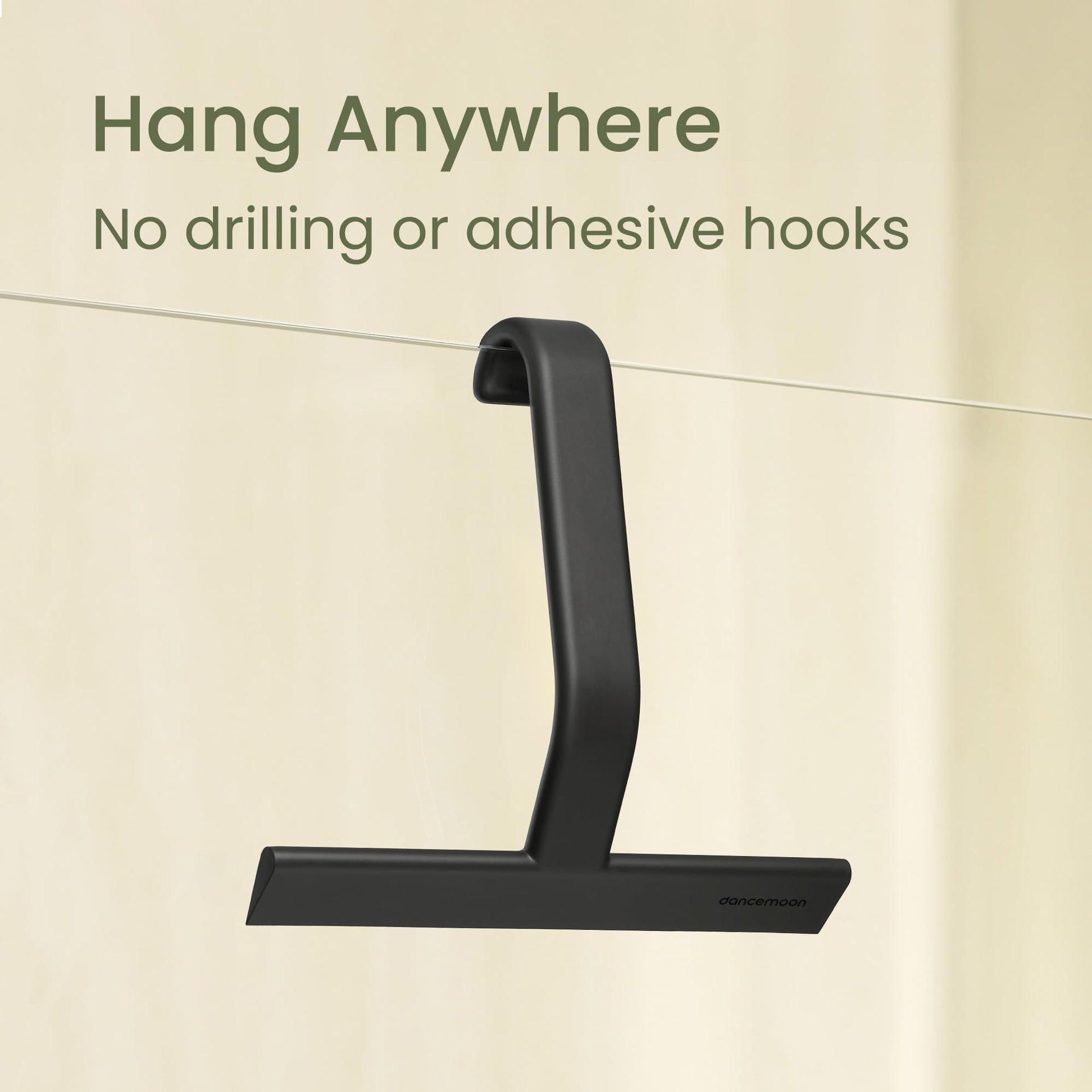 JustHang Shower Squeegee with Built