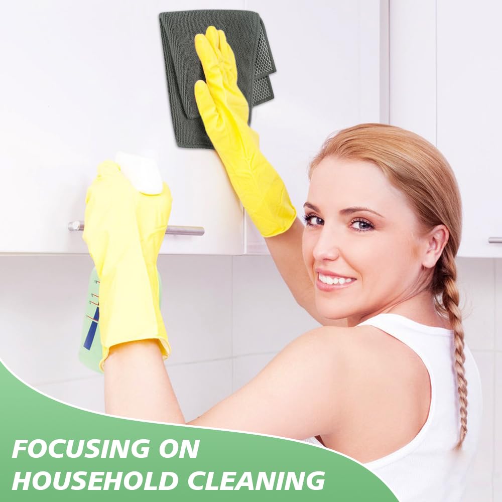 Dish Cloth for Washing Dishes Kitchen Washcloth Cleaning Cloth (10 Count)