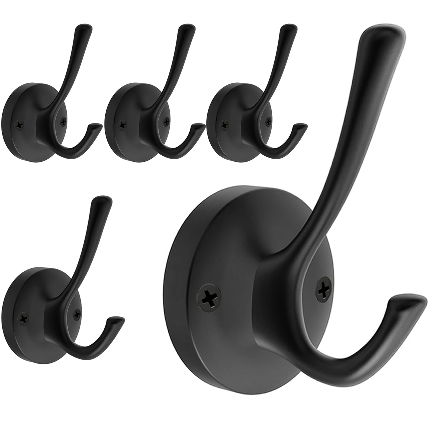 Black Towel Hooks for Wall