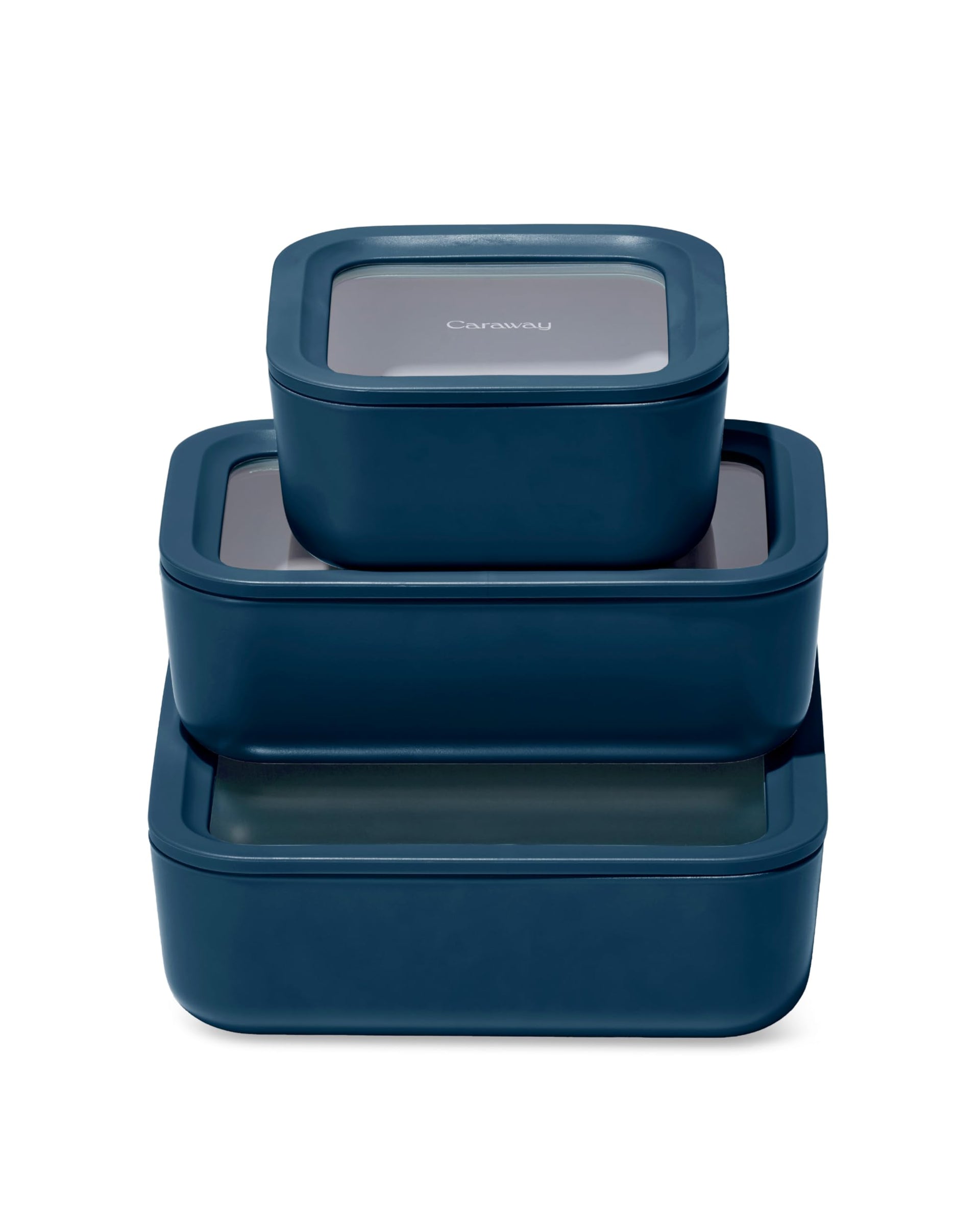 3 Piece Glass Food Storage Container Set (3 Count)