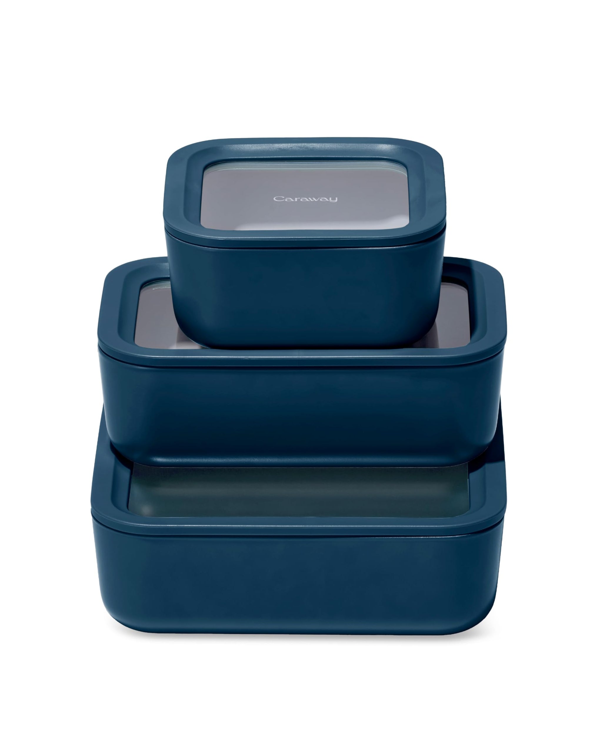 3 Piece Glass Food Storage Container Set (3 Count)