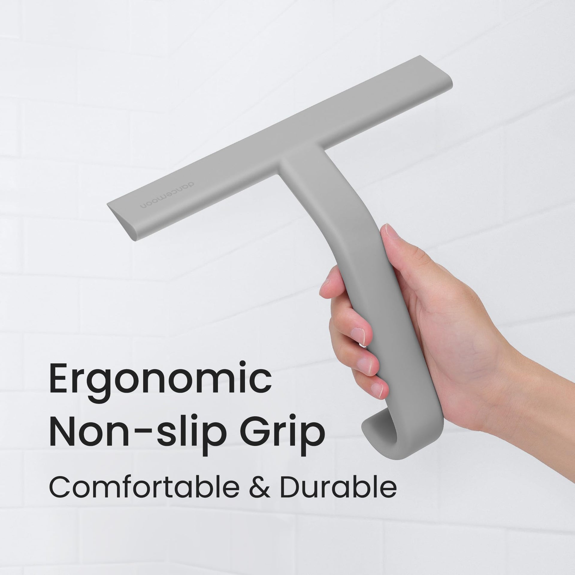 JustHang Shower Squeegee with Built
