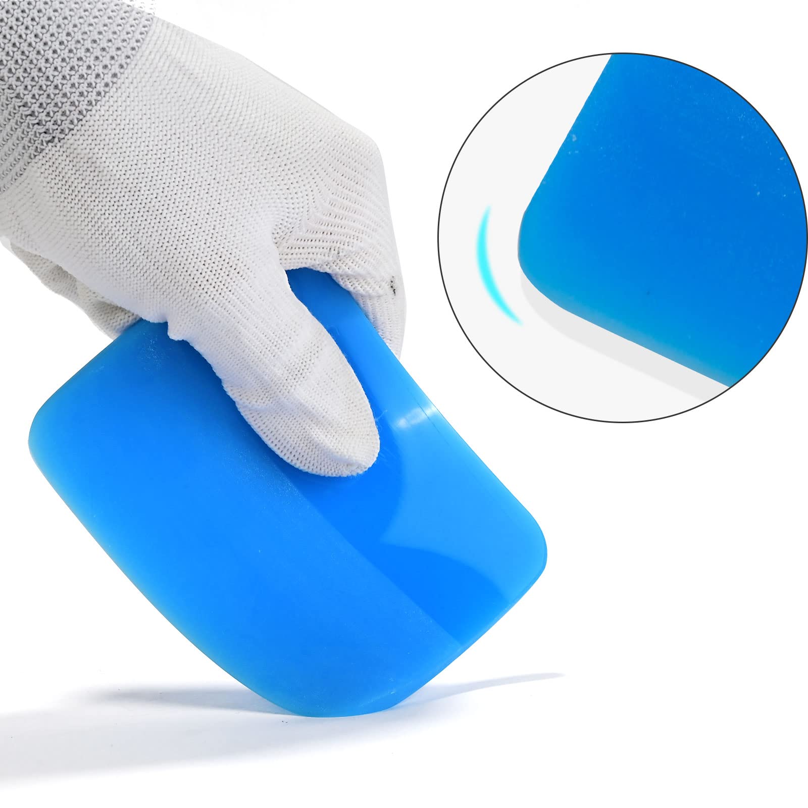 Blue PPF Squeegee Kit Paint Protection Film Installation Tools (5 Count)