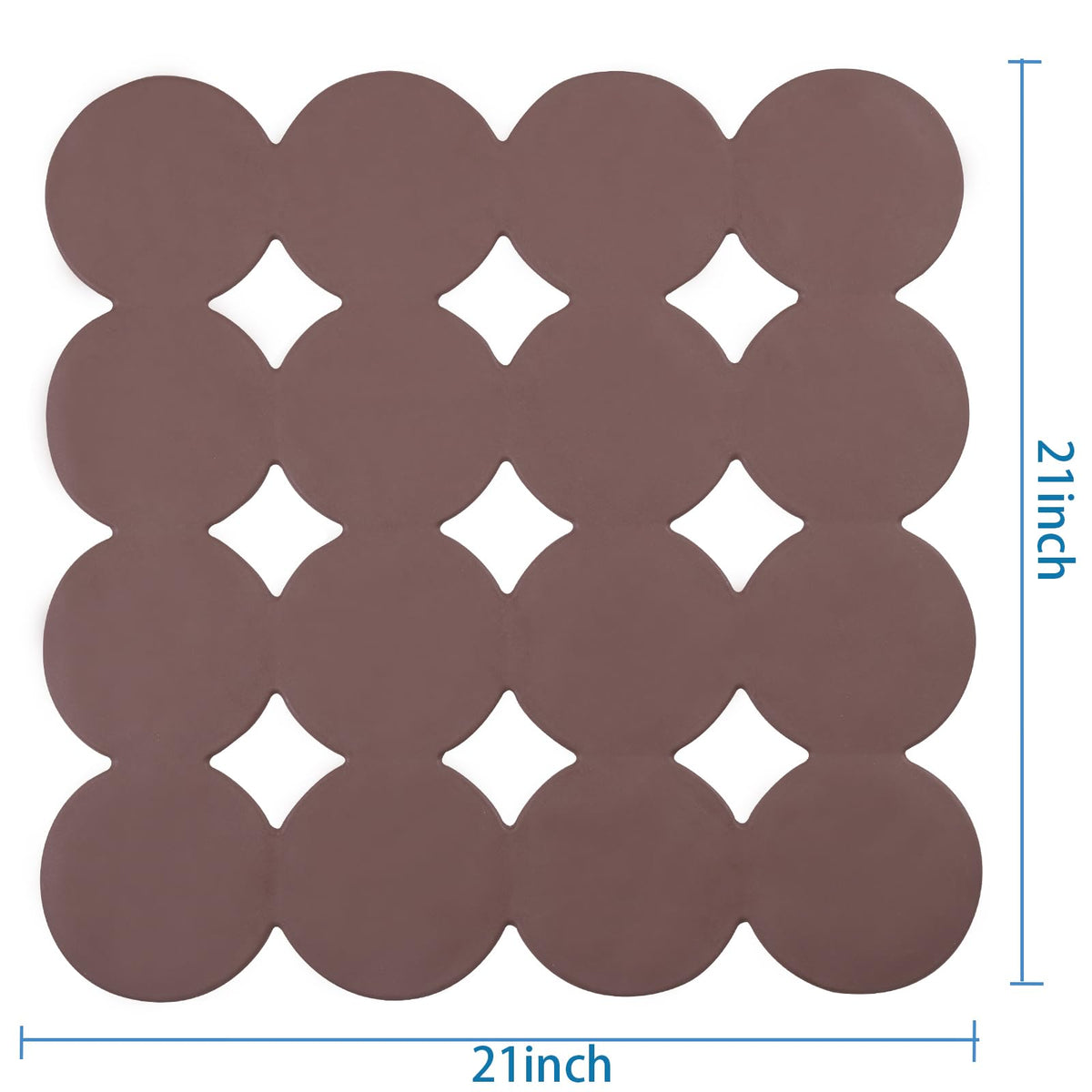 Square Shower Mat Nonslip