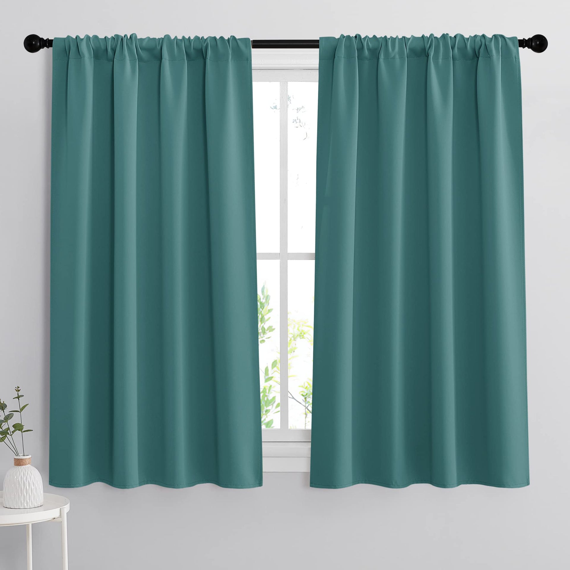 Bedroom Window Curtains (2 Count)