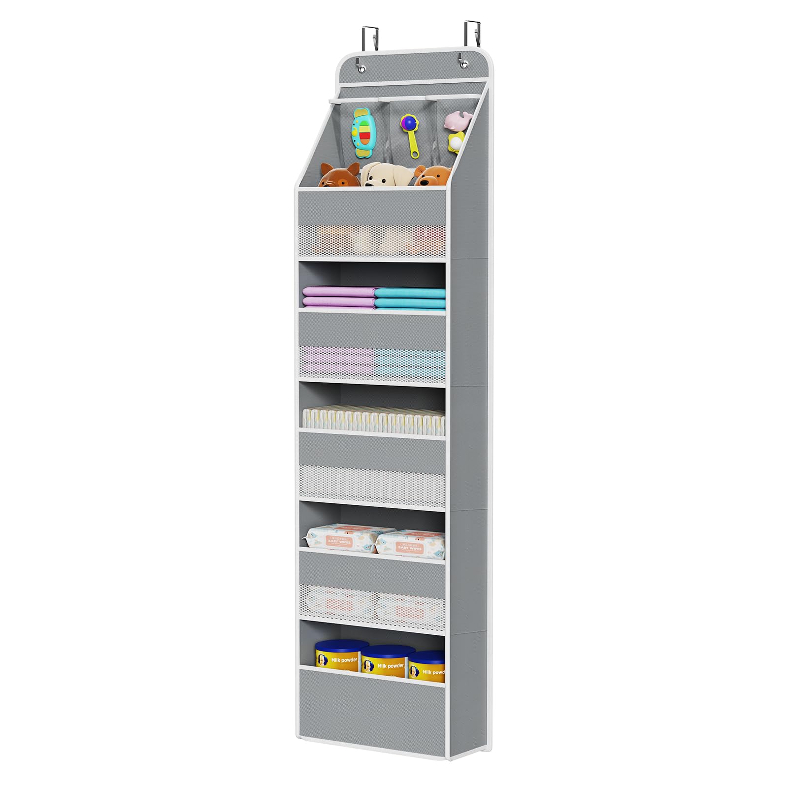 Fabric Over Door Hanging Organizer for Baby Nursery