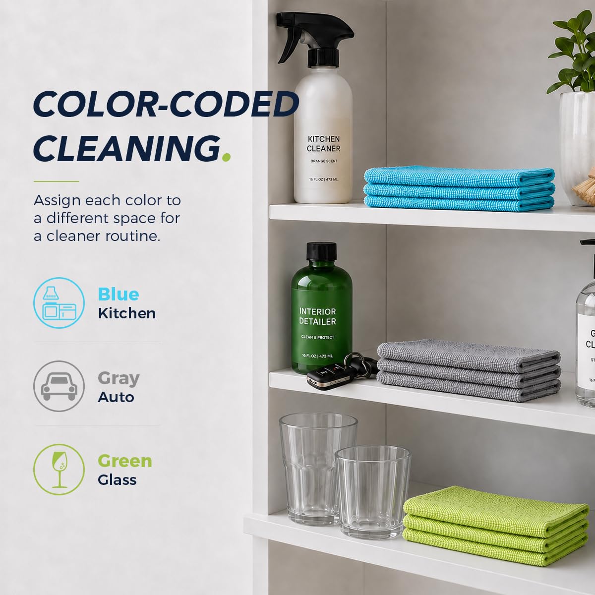 Microfiber Cleaning Cloth (150 Count)