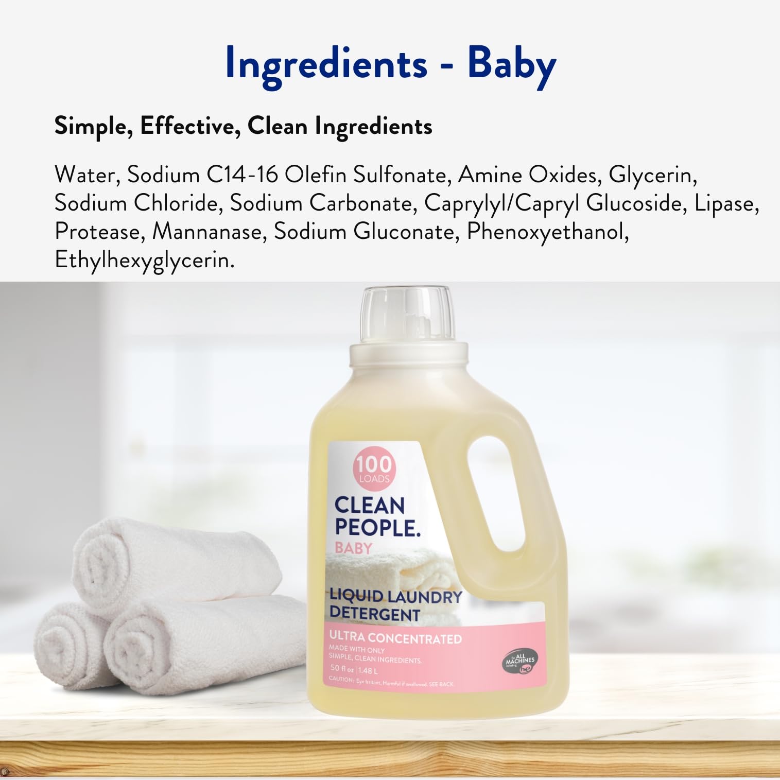 Liquid Laundry Detergent (100 Fl Oz)